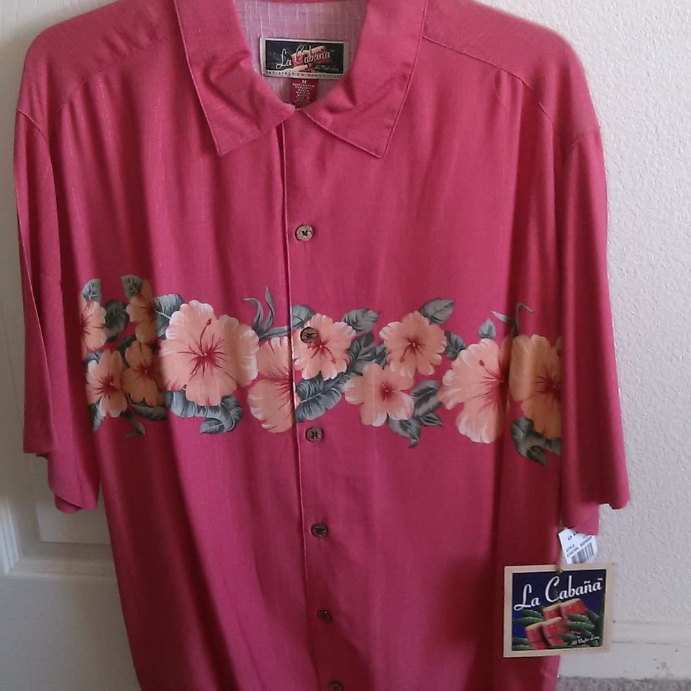Hawaian Shirt, M, La Cabana, Rayon